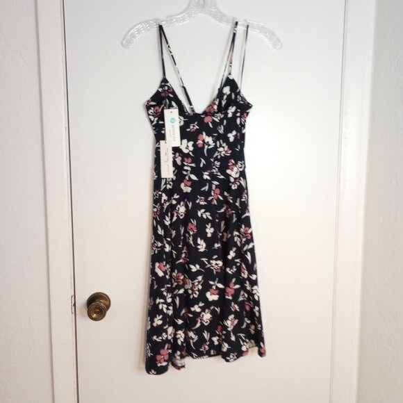 Nine Britton for Stitch Fix Navy Floral Angie Knit Dress - Picture 7 of 10